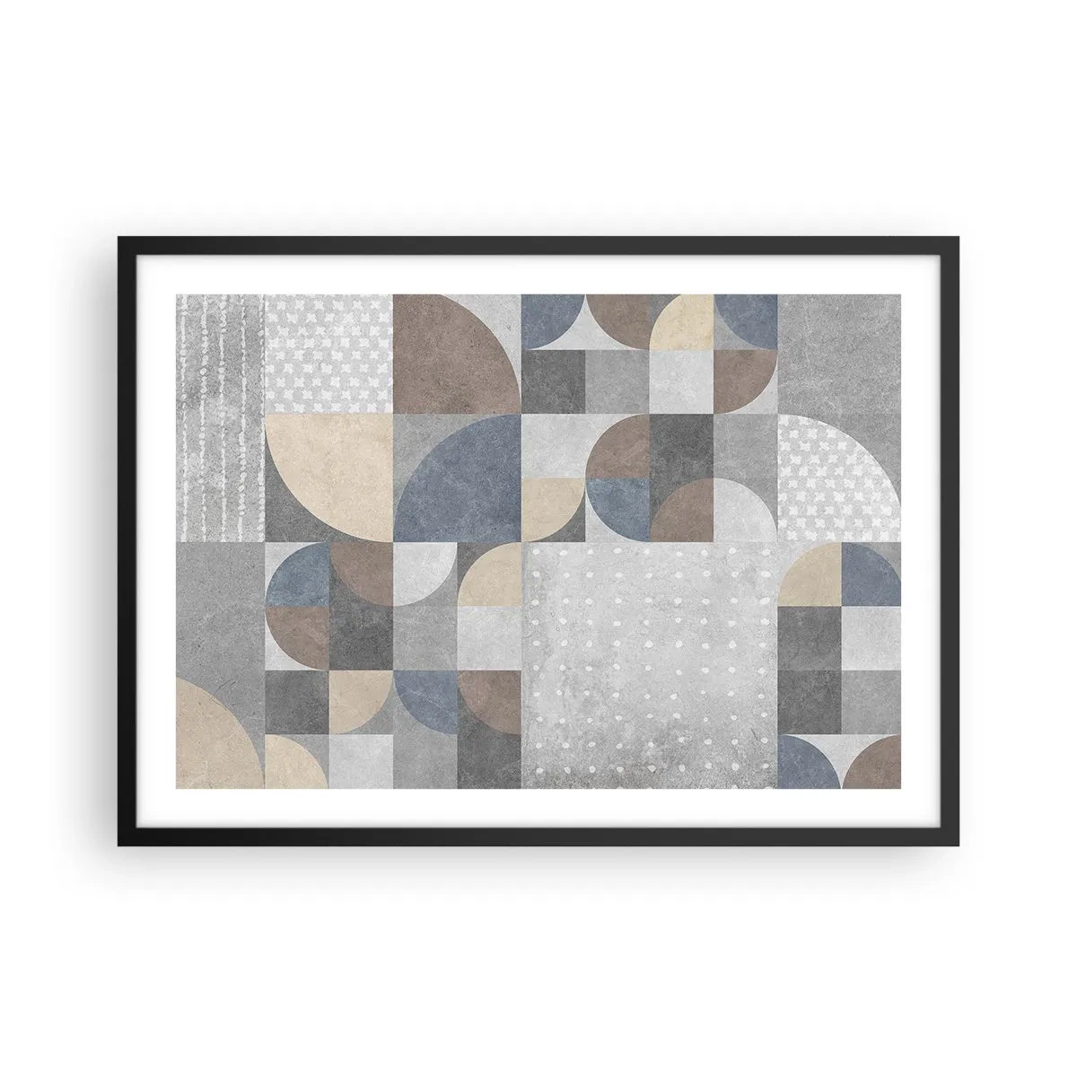Poszter fehér keretben - Kerámia fantázia - 70x50 cm