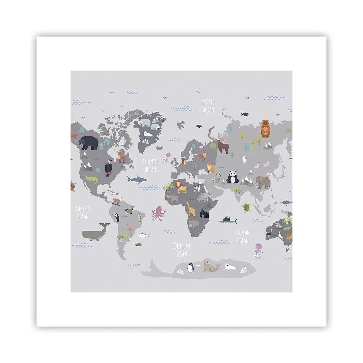 Poszter - Mondd meg, hogy honnan jöttél... - 30x30 cm