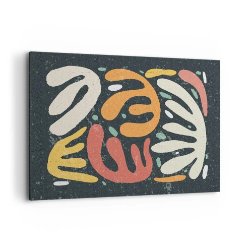 Vászonkép - Kompozíció - mindjárt elkaplak - 100x70 cm