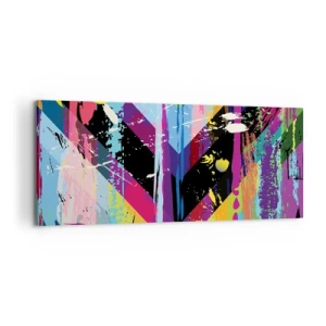 Vászonkép - Fentről lefelé - 100x40 cm