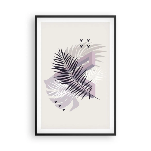 Poszter fehér keretben - Az árnyék árnyéka - 61x91 cm