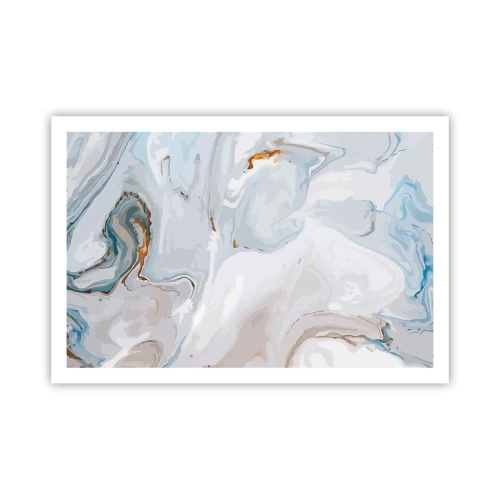 Poszter - Felhabzott fehér - 91x61 cm