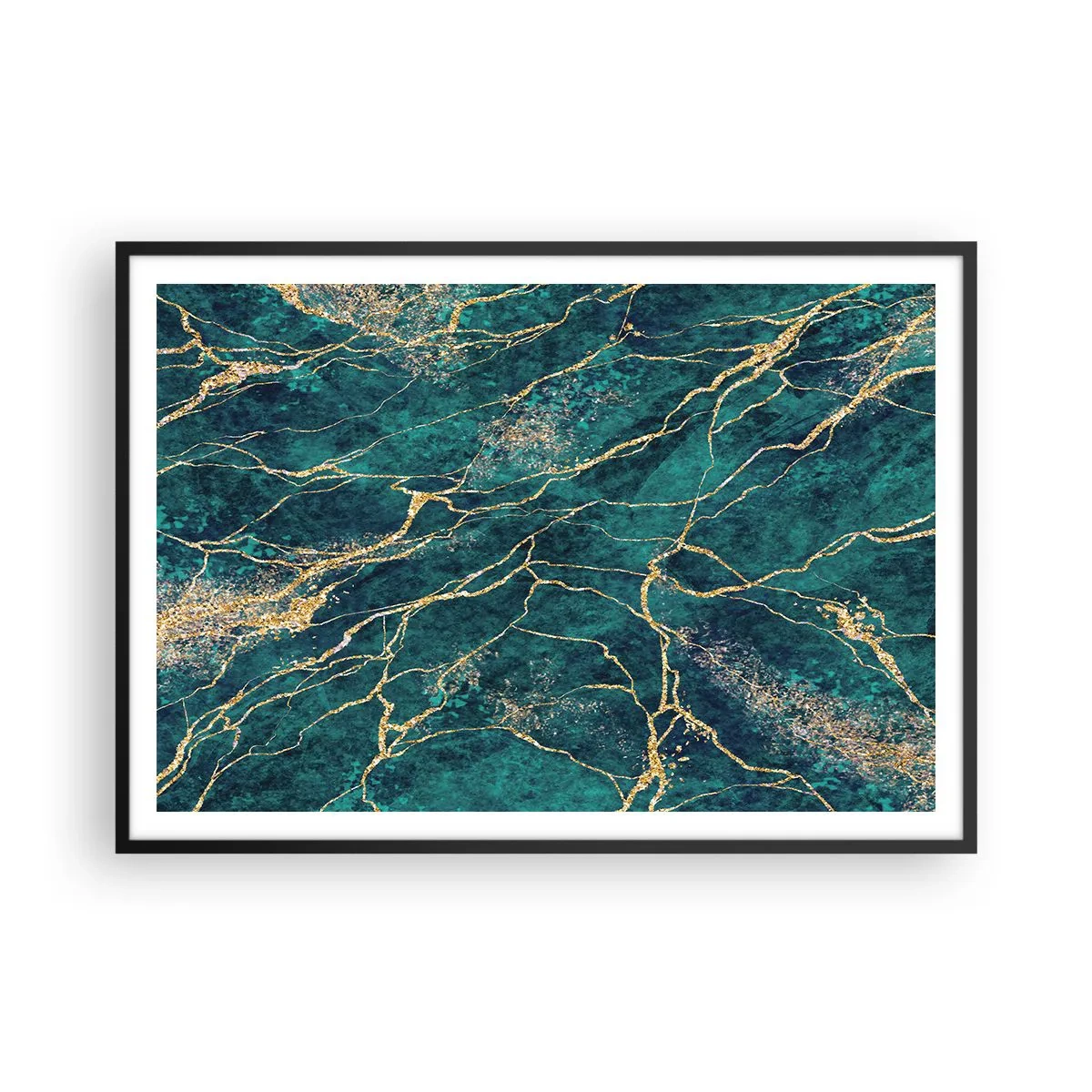 Poszter fehér keretben - Aranybánya - 100x70 cm