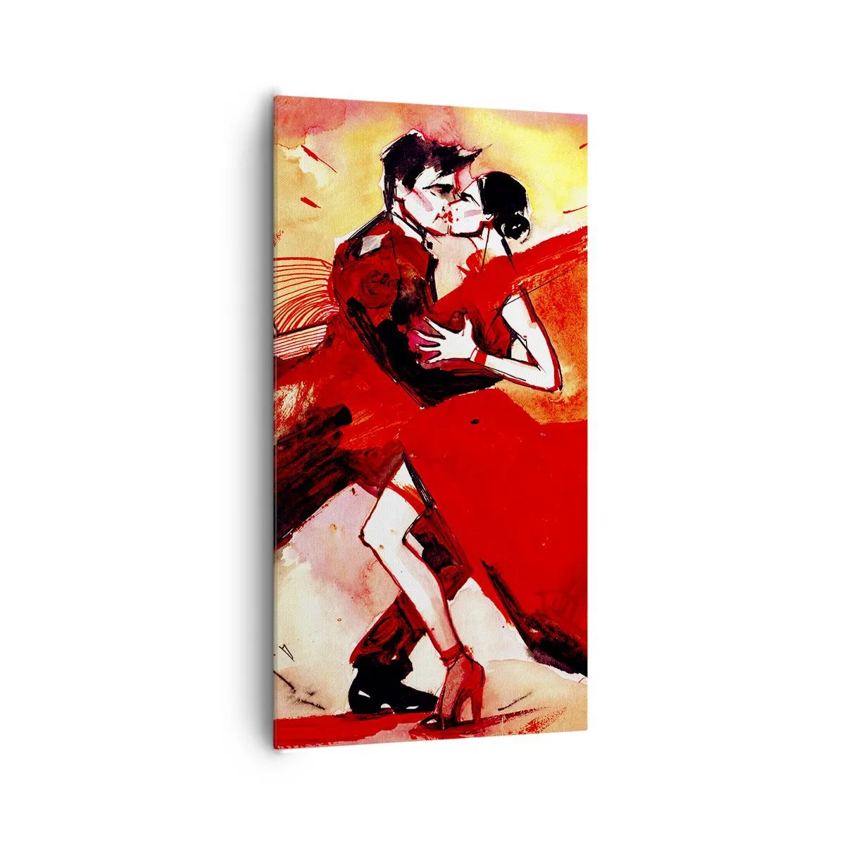 Vászonkép - A szenvedély lila ritmusa - 65x120 cm