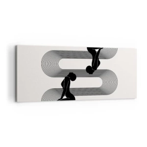 Vászonkép - Érzéki szimmetria - 100x40 cm