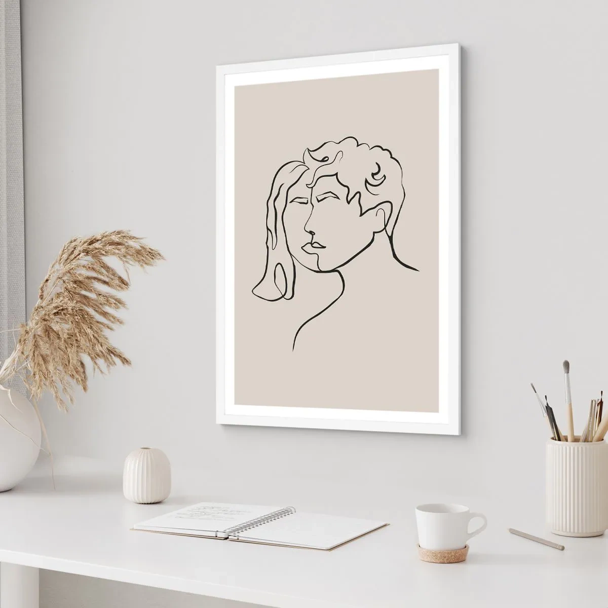 Poszter fekete keretben - És egységgé vált - 50x70 cm