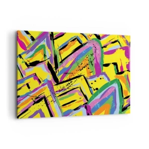 Vászonkép - Az örömében sikít - 120x80 cm