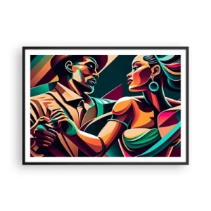 Poszter fehér keretben - A szív ritmusában - 100x70 cm