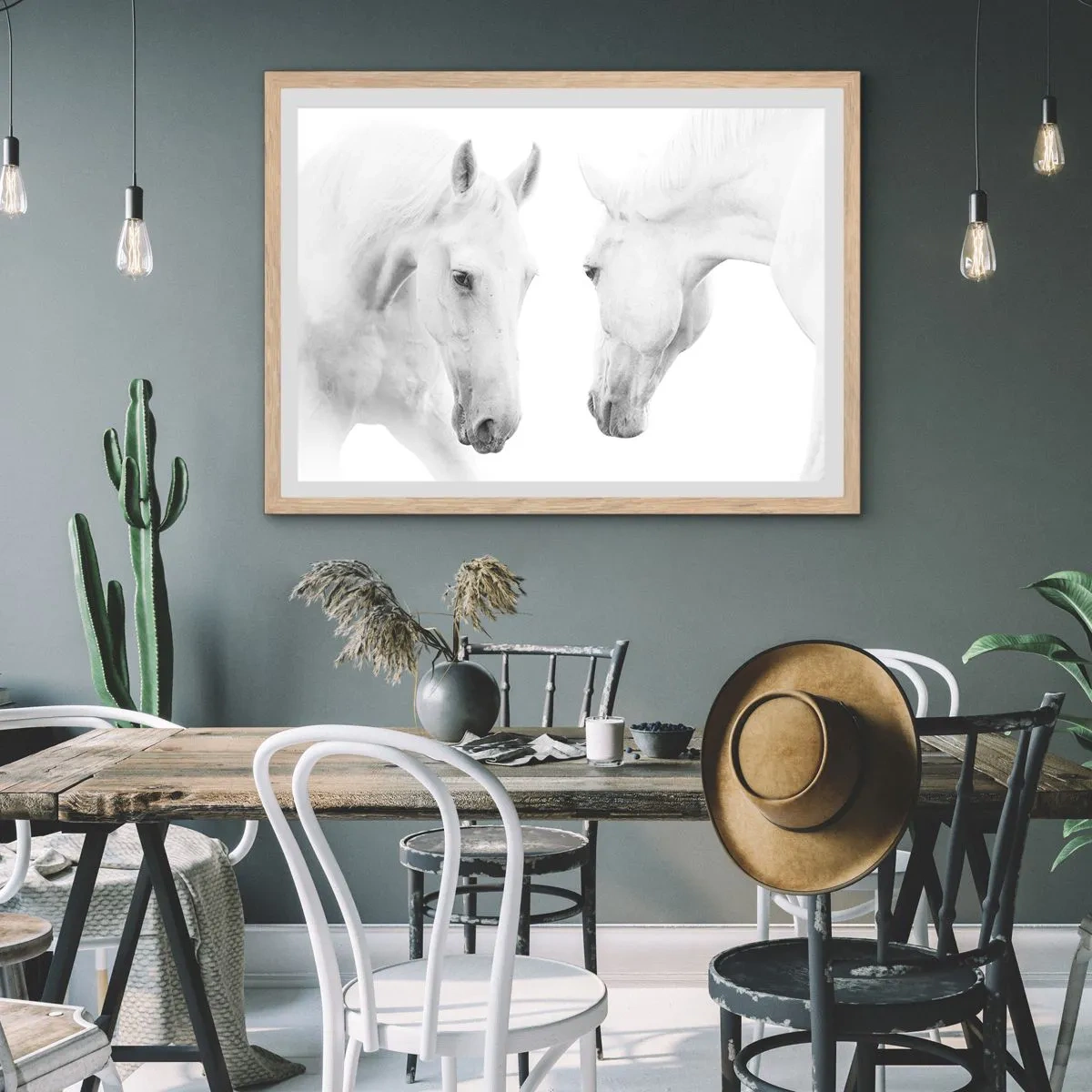 Poszter világos tölgy keretben - Ez a barátság...? - 100x70 cm