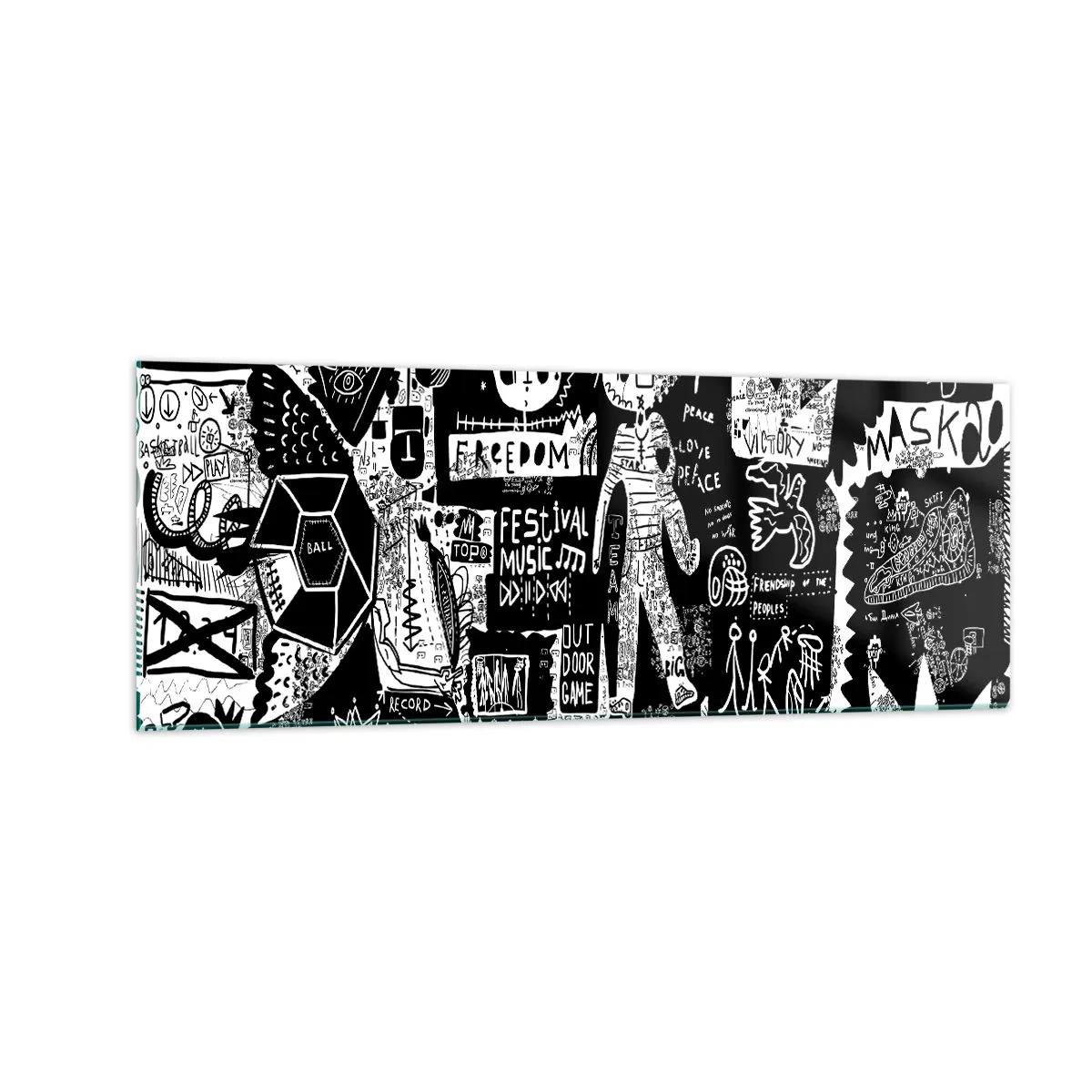 Üveg kép - A szellemi fiatalság törvényei és örömei - 140x50 cm