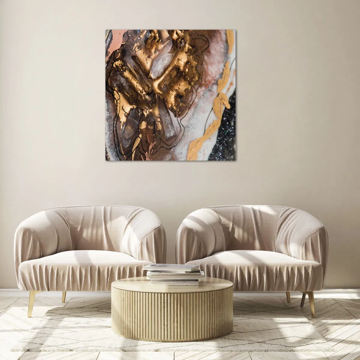 Üveg kép - A föld eleme - 30x30 cm