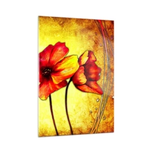 Üveg kép - Szecessziós díszítésben - 50x70 cm