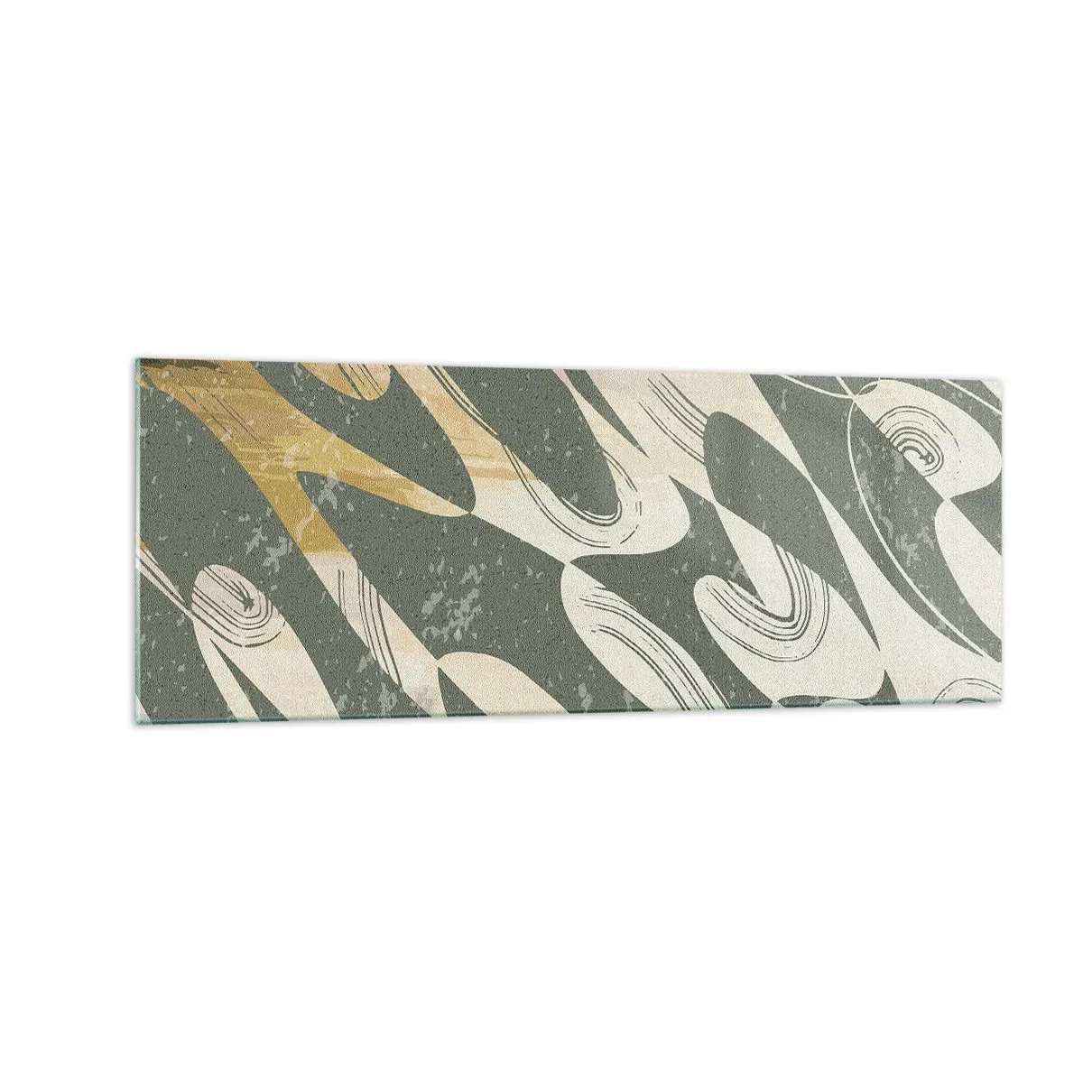 Üveg kép - Ritmikus absztrakció - 140x50 cm