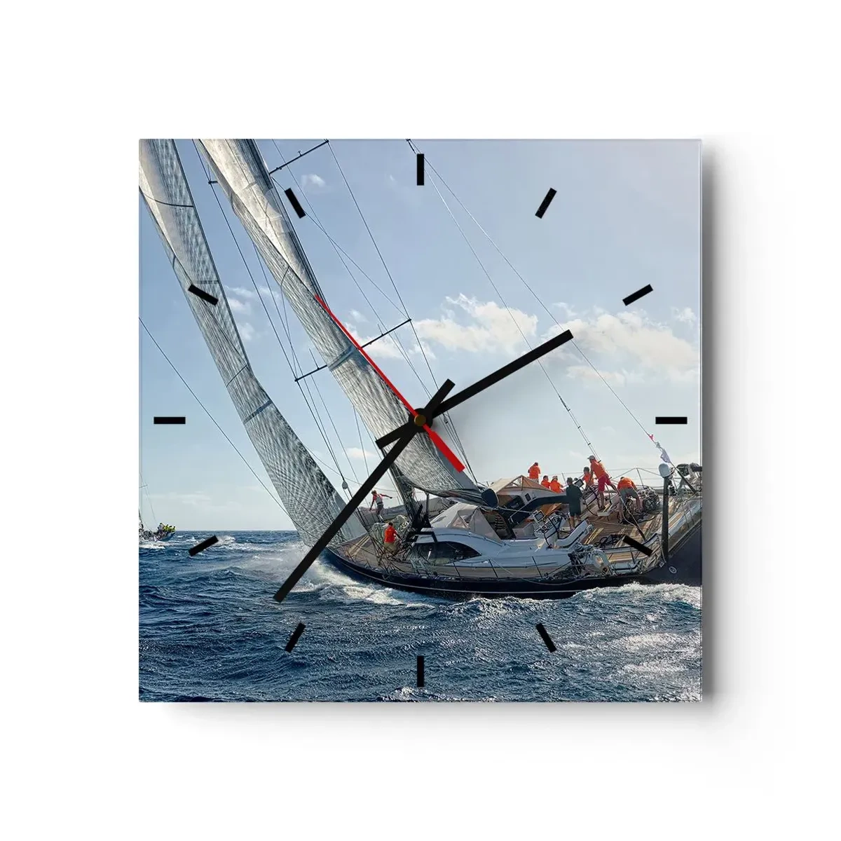 Falióra, Óra - Győzzön a jobbik - 30x30 cm