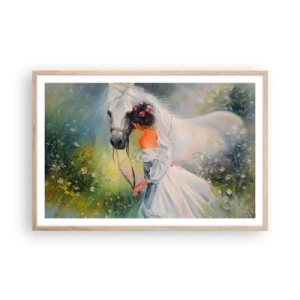 Poszter világos tölgy keretben - Mint egy szép álomból - 91x61 cm