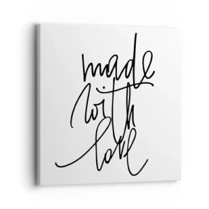 Vászonkép - A legjobb márka - 30x30 cm