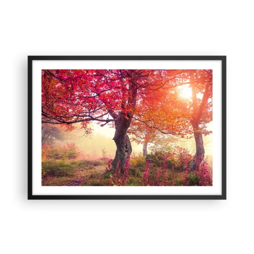 Poszter fehér keretben - Virágzás őrülete - 70x50 cm