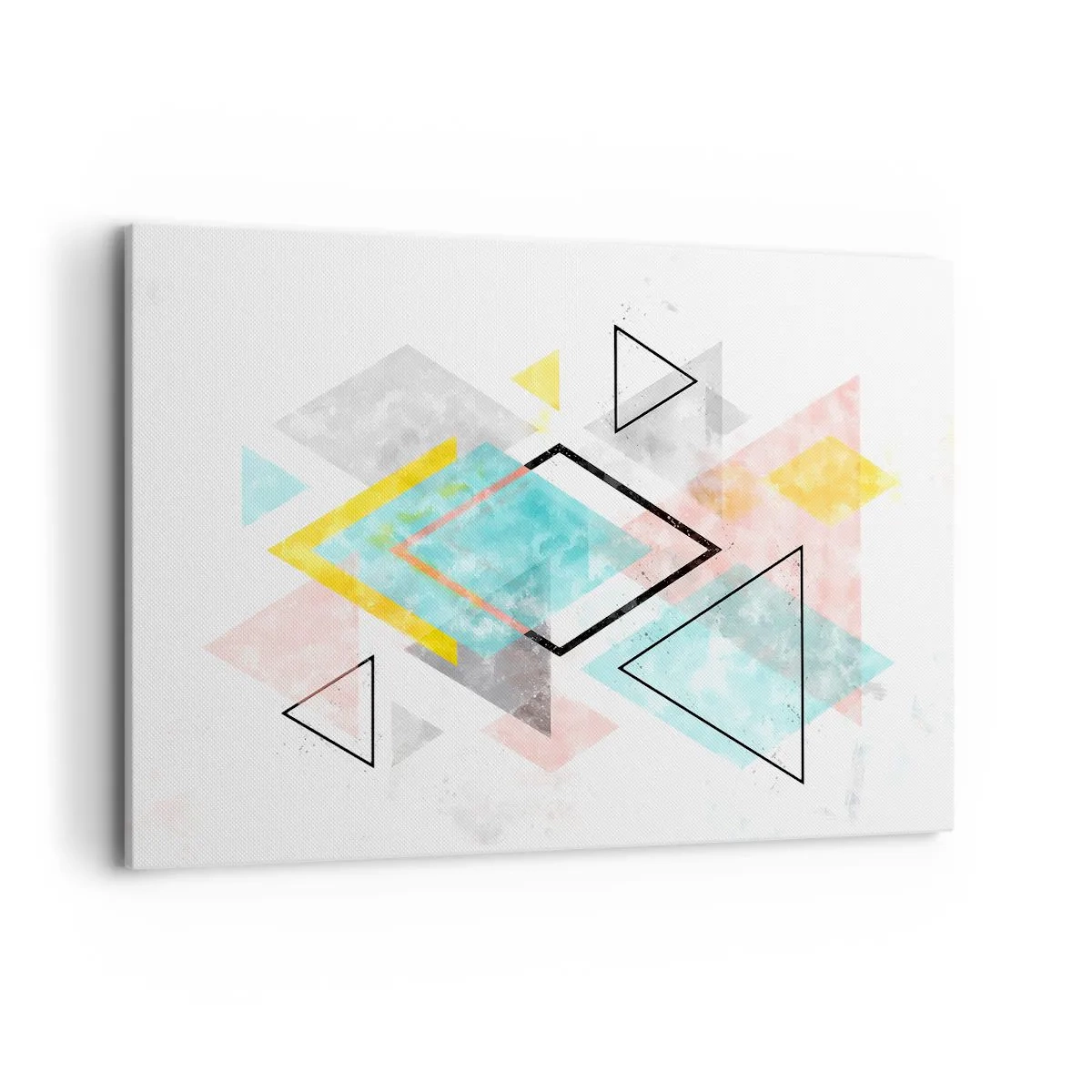 Vászonkép - Geometriai játék - 120x80 cm