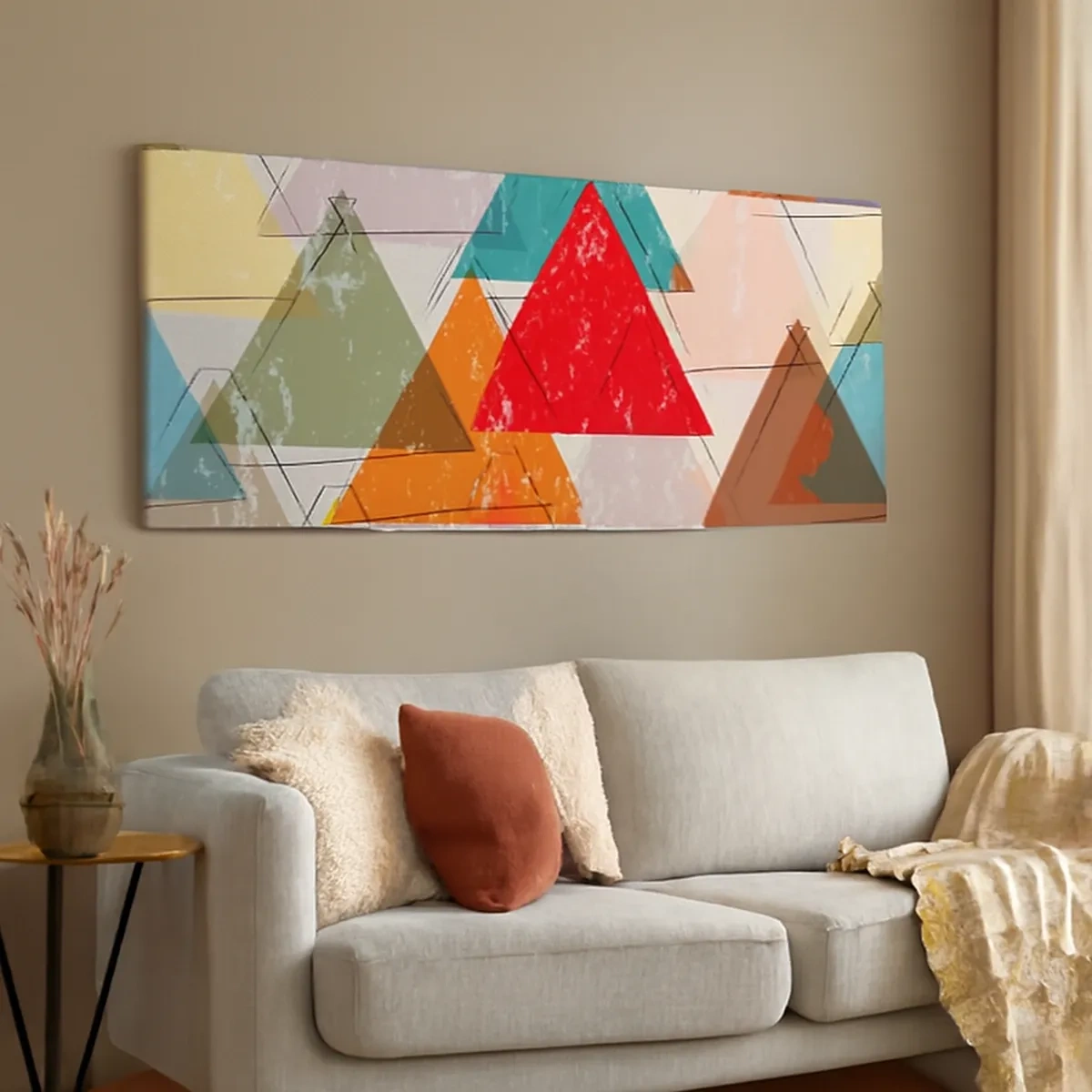 Vászonkép - Három-három - 30x30 cm