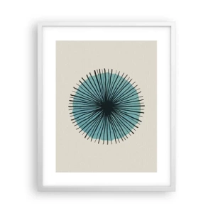 Poszter fekete keretben - Ragyogóan a kékben - 40x50 cm