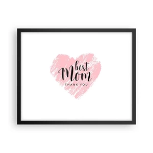 Poszter fehér keretben - Mindig a megfelelő pillanat - 50x40 cm