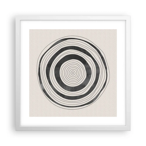 Poszter fekete keretben - Az a fontos, ami a kettő között van. - 40x40 cm