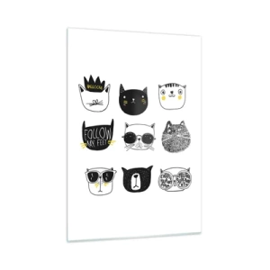 Üveg kép - Mindenki más - 50x70 cm