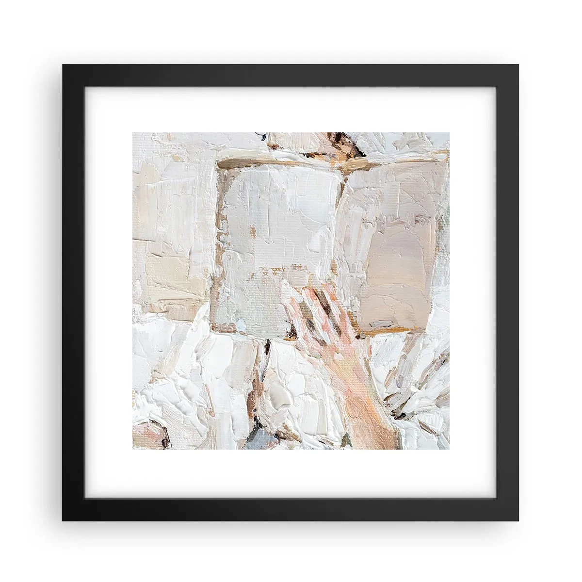 Poszter fehér keretben - Egy másik világban - 30x30 cm