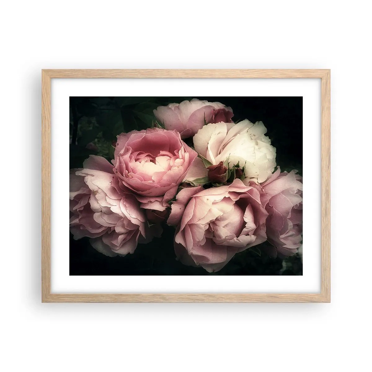 Poszter világos tölgy keretben - Belle epoque varázs - 50x40 cm