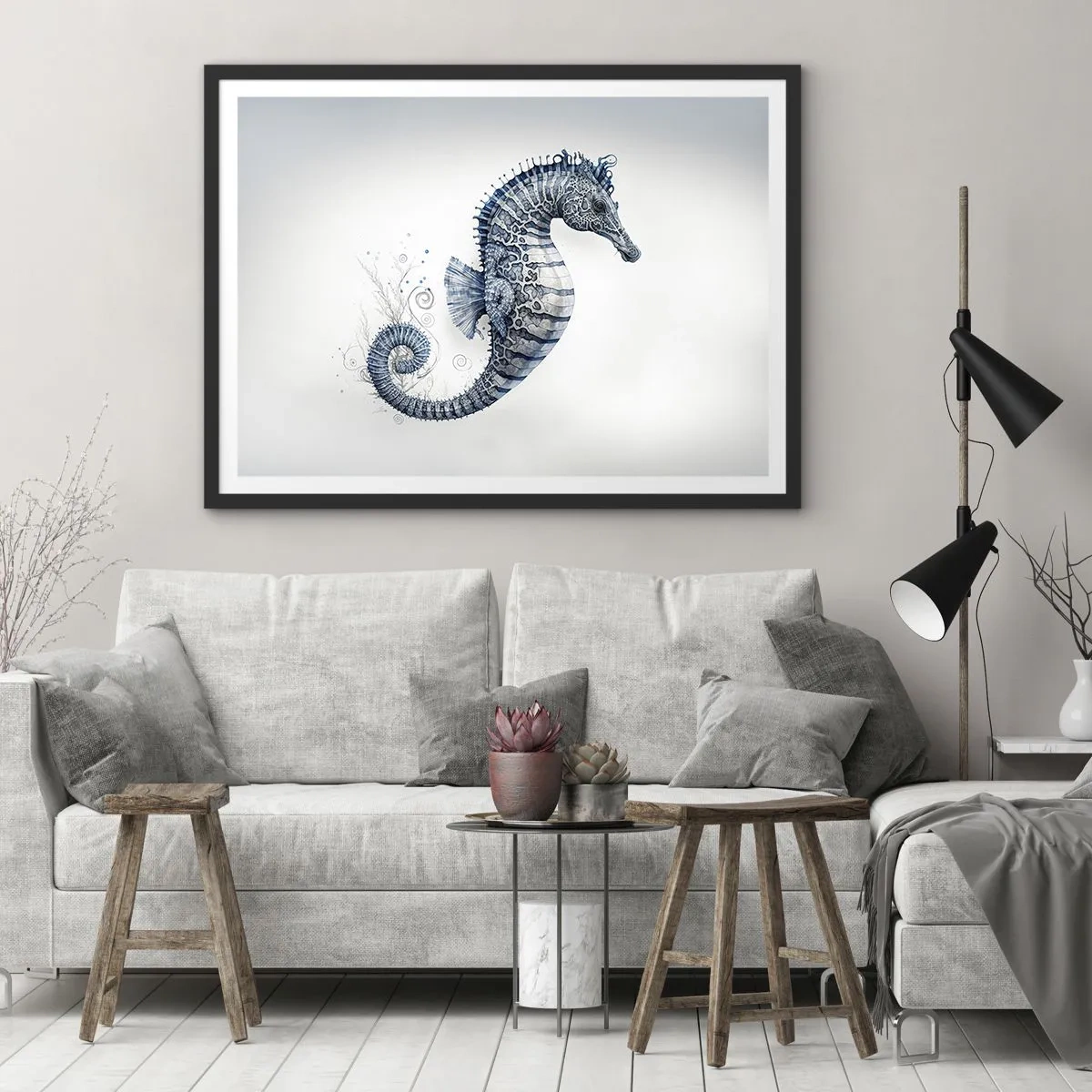 Poszter fehér keretben - A természet finom tréfája - 70x50 cm