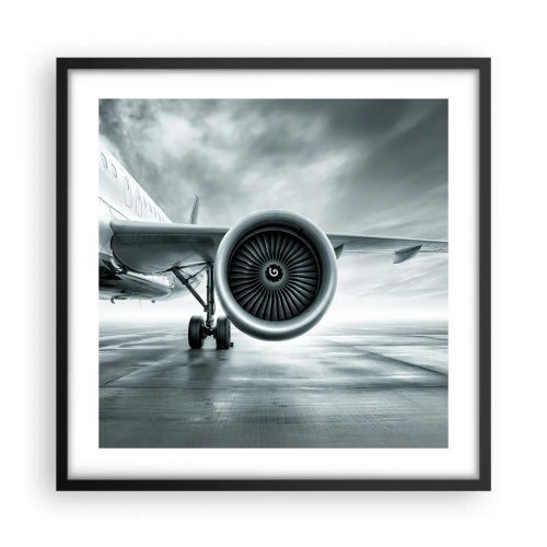 Poszter fehér keretben - Van erő! - 50x50 cm