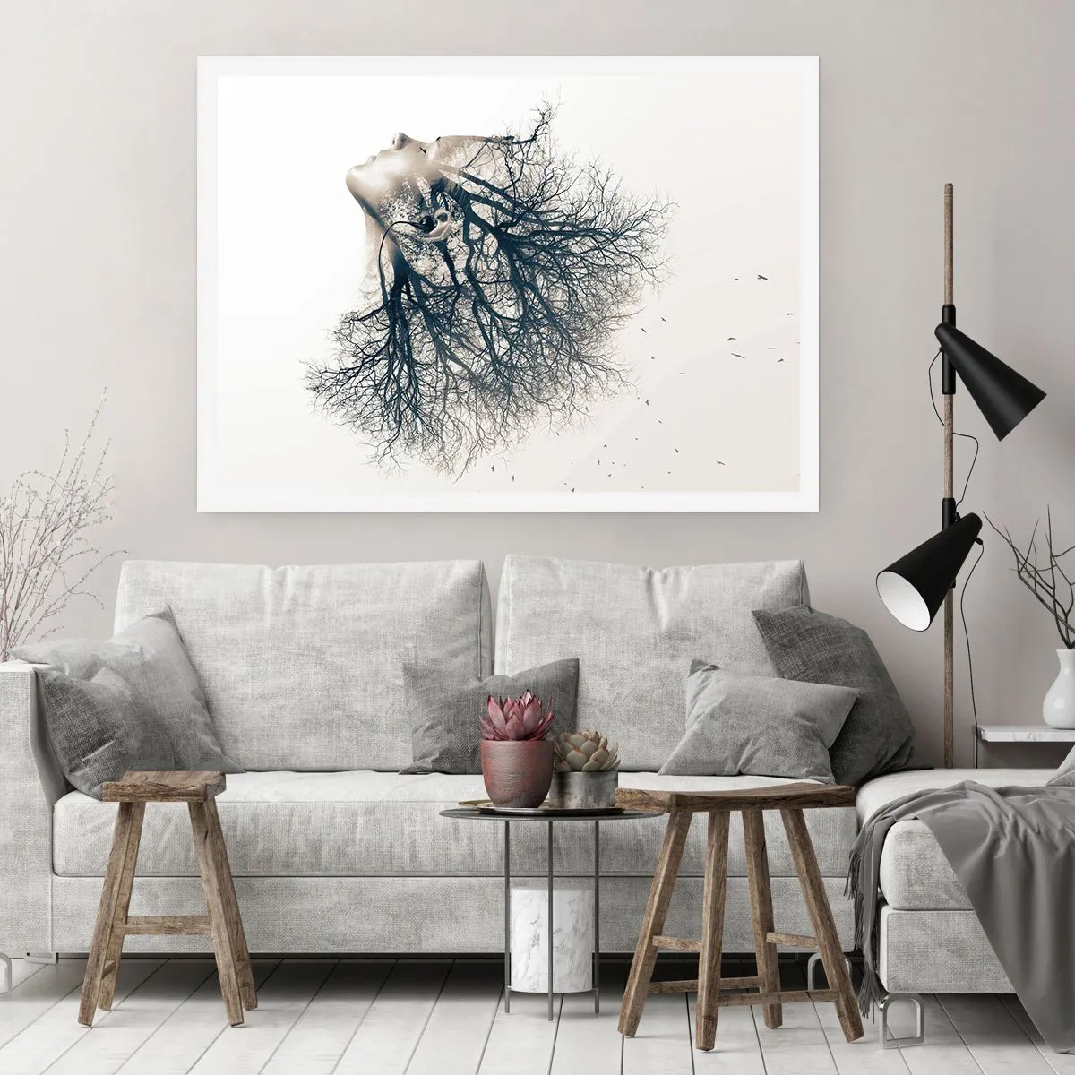 Poszter - Hallgatva a fa suttogását - 91x61 cm