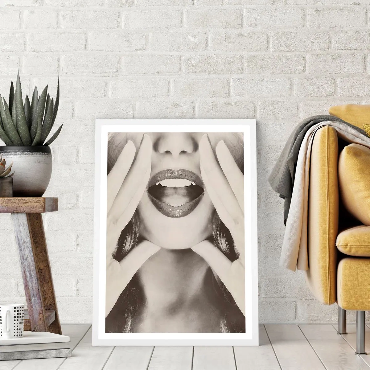 Poszter fekete keretben - Jövök már! - 30x40 cm