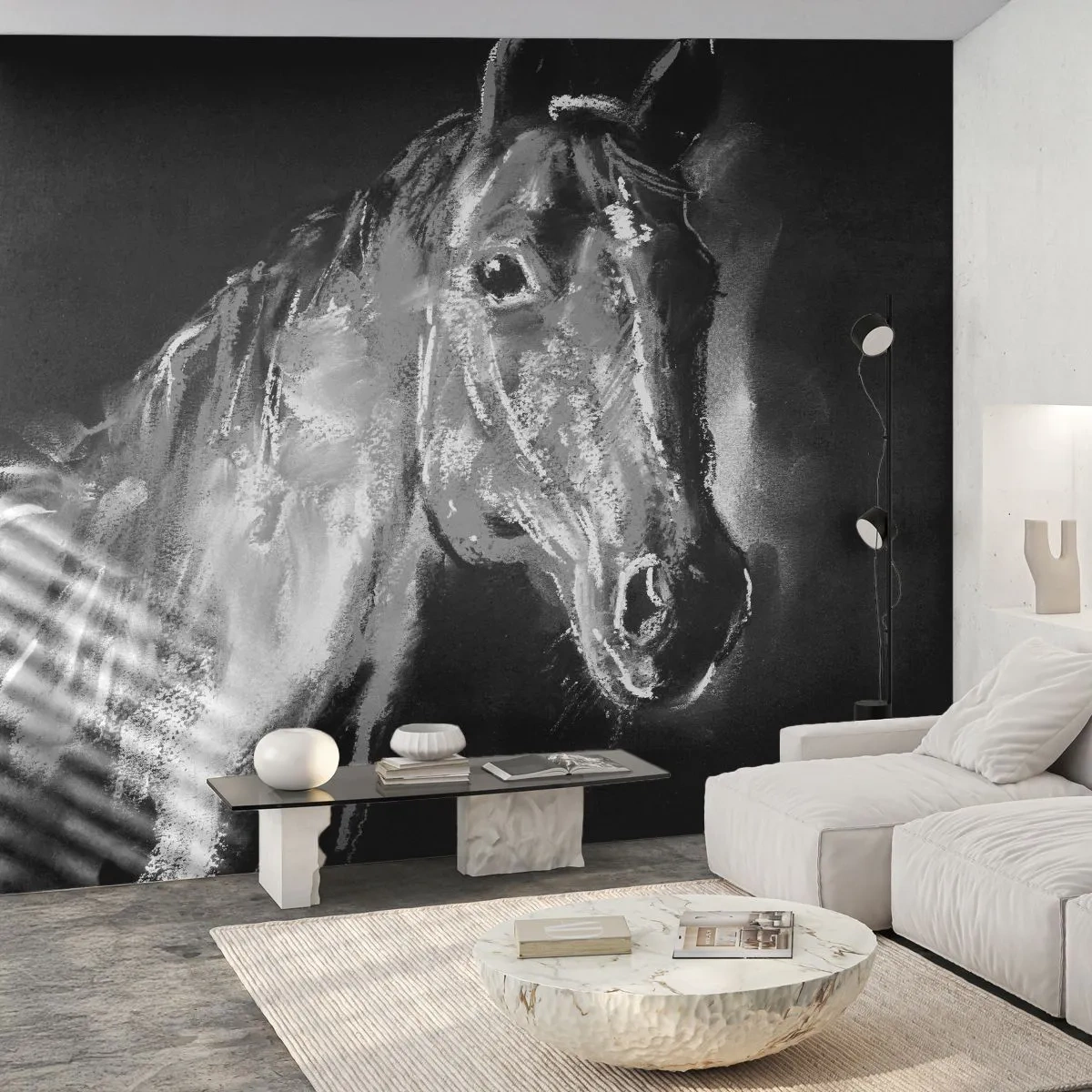 Fotótapéta Standard Eco - Nemes lélek ragyogása - Állatok, Ló, Kanca - 400x280 cm