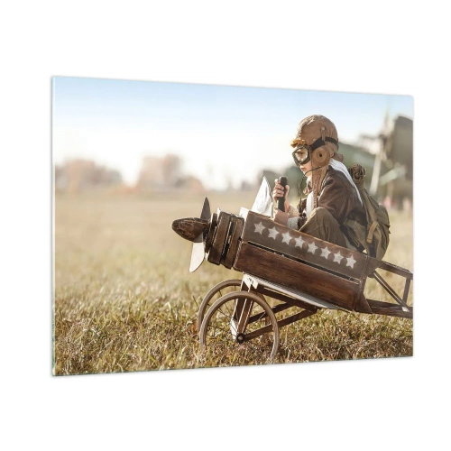 Üveg kép - Indulás egy álom felé - 100x70 cm