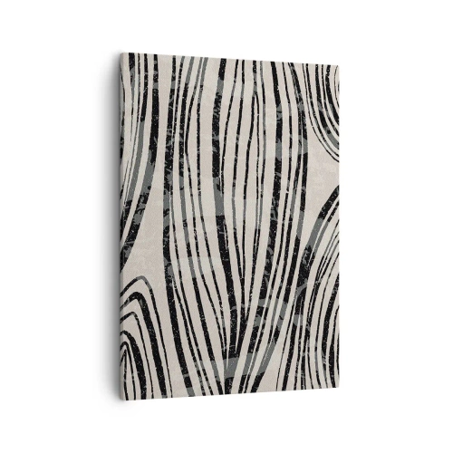 Vászonkép - Vonalak csobbanása - 50x70 cm