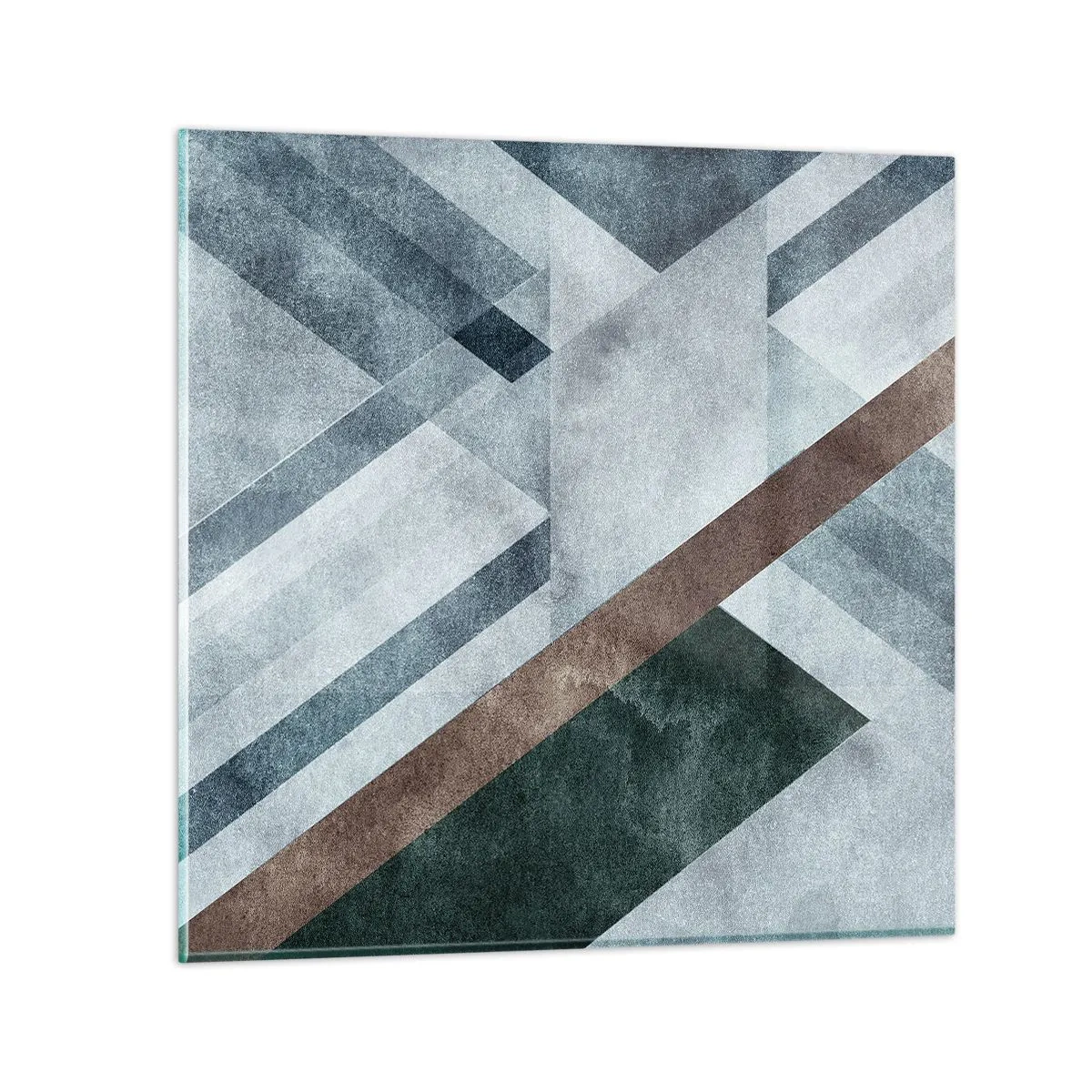 Üveg kép - A geometria kifinomult eleganciája - 50x50 cm