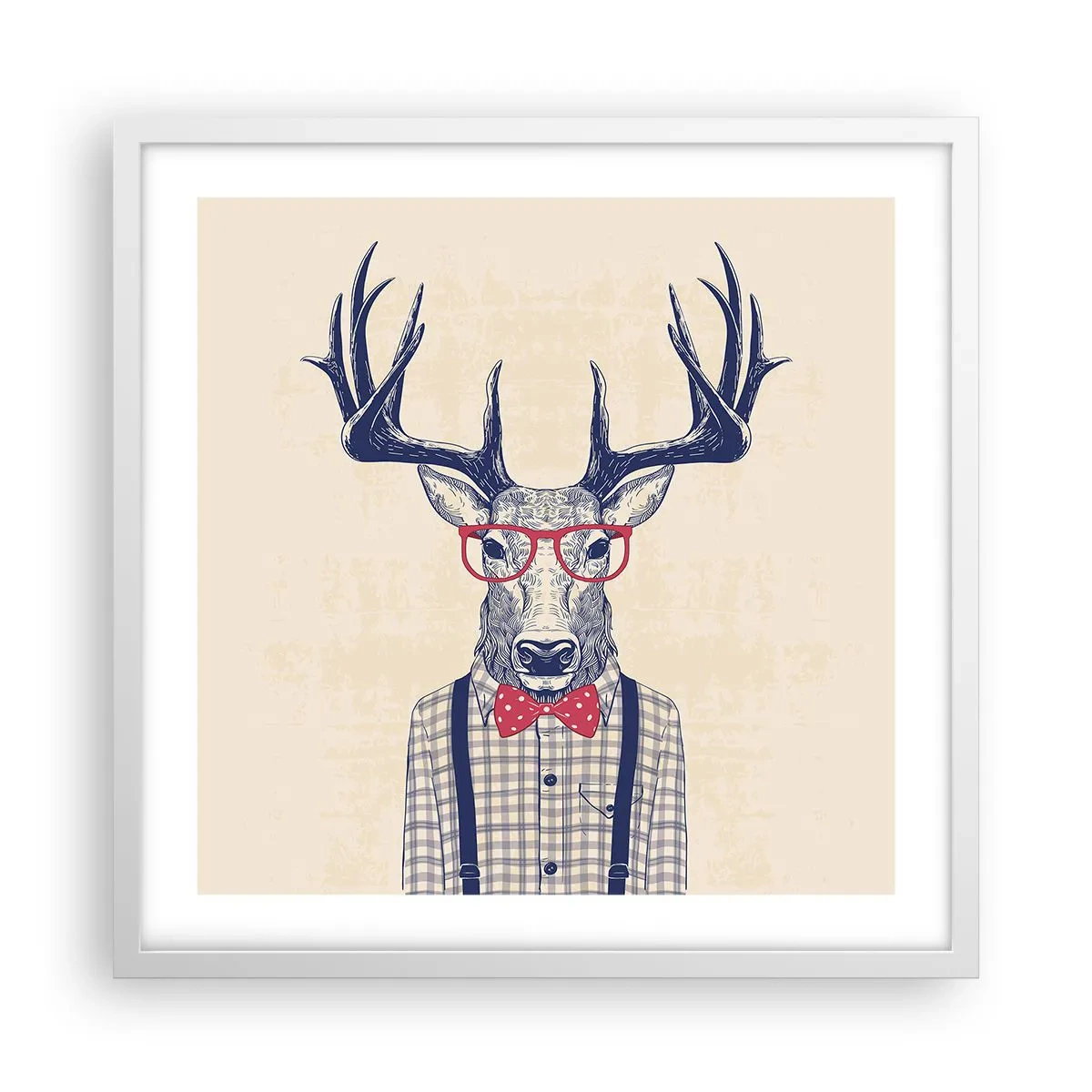 Poszter fekete keretben - Mókás extravagancia - 50x50 cm