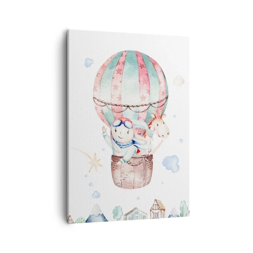 Vászonkép - Nemsokára visszajövünk! - 50x70 cm