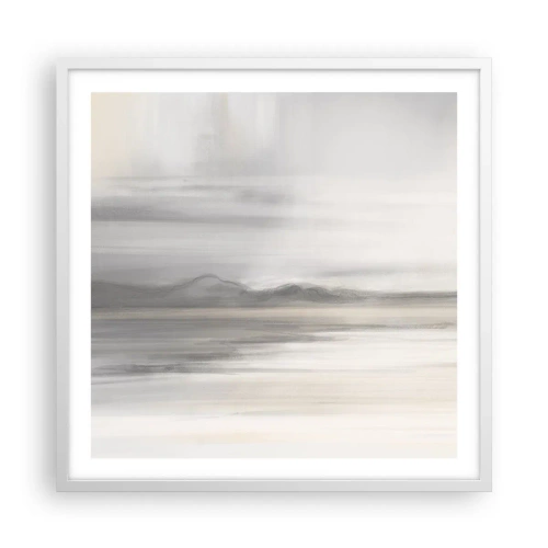 Poszter fekete keretben - Gondolkodó távolság - 60x60 cm