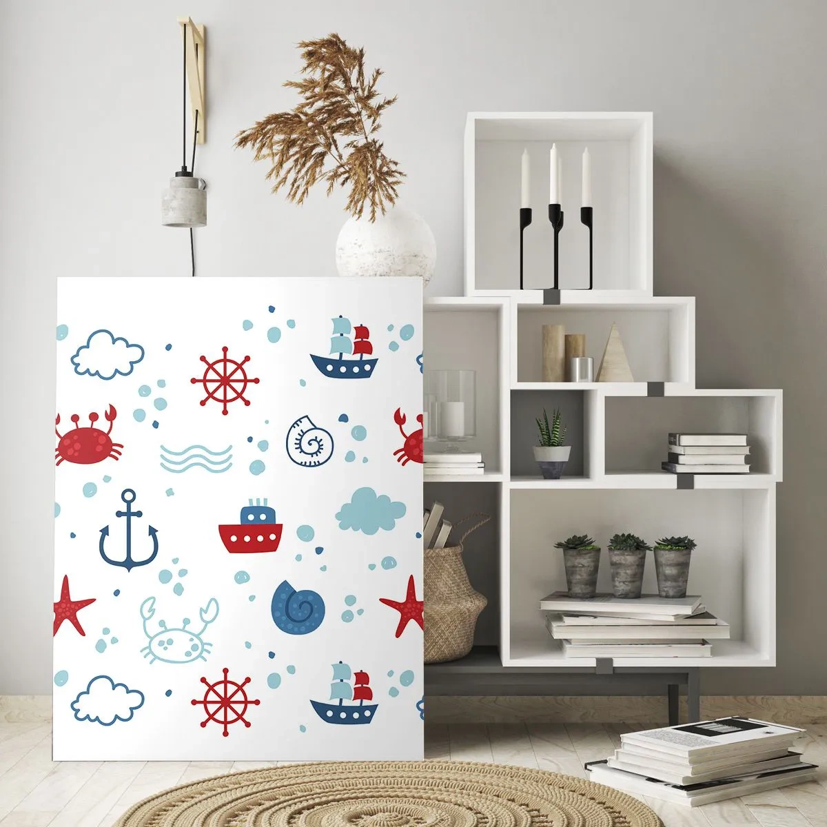 Üveg kép - Tengeri mese - 50x70 cm