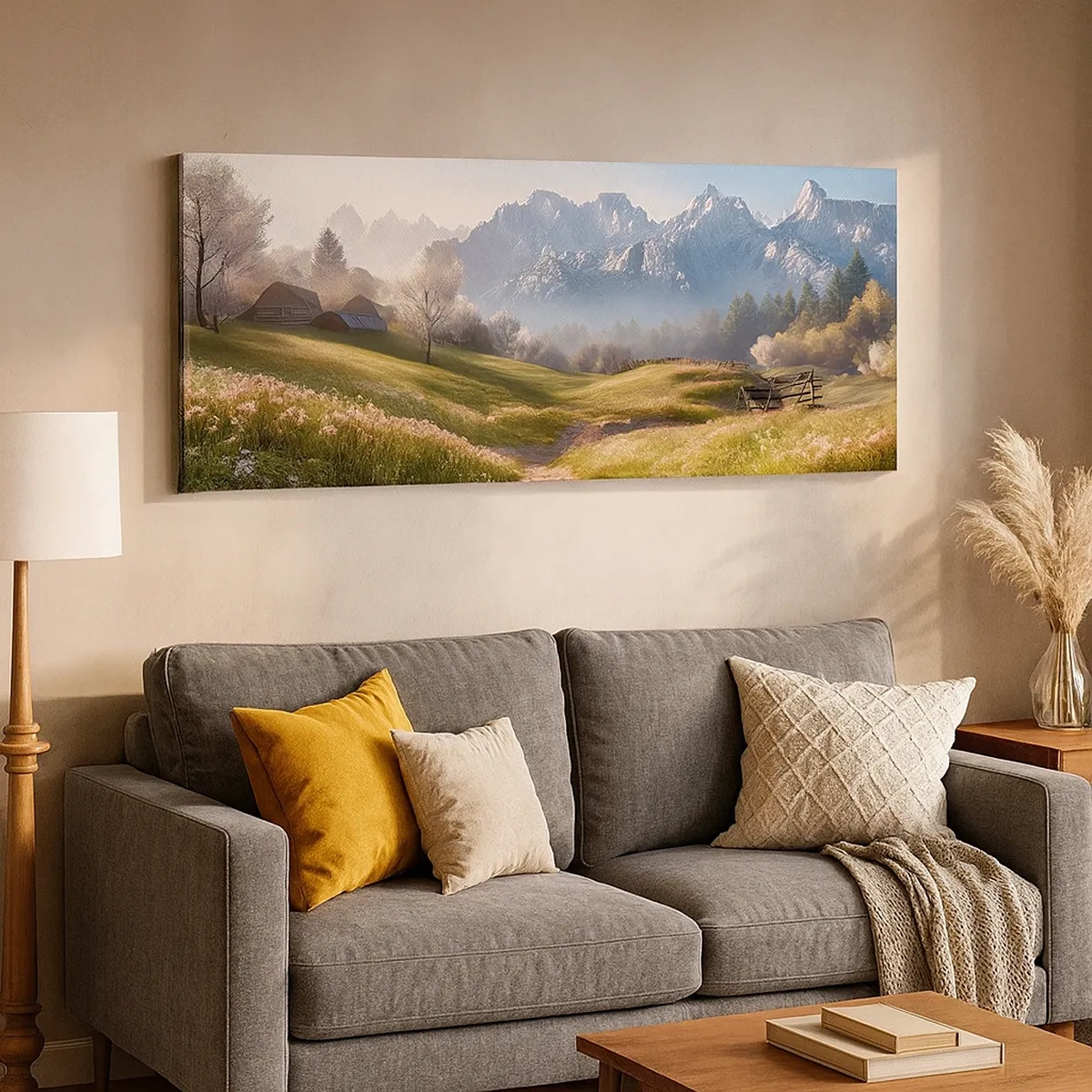 Vászonkép - Idilli völgy - 30x30 cm