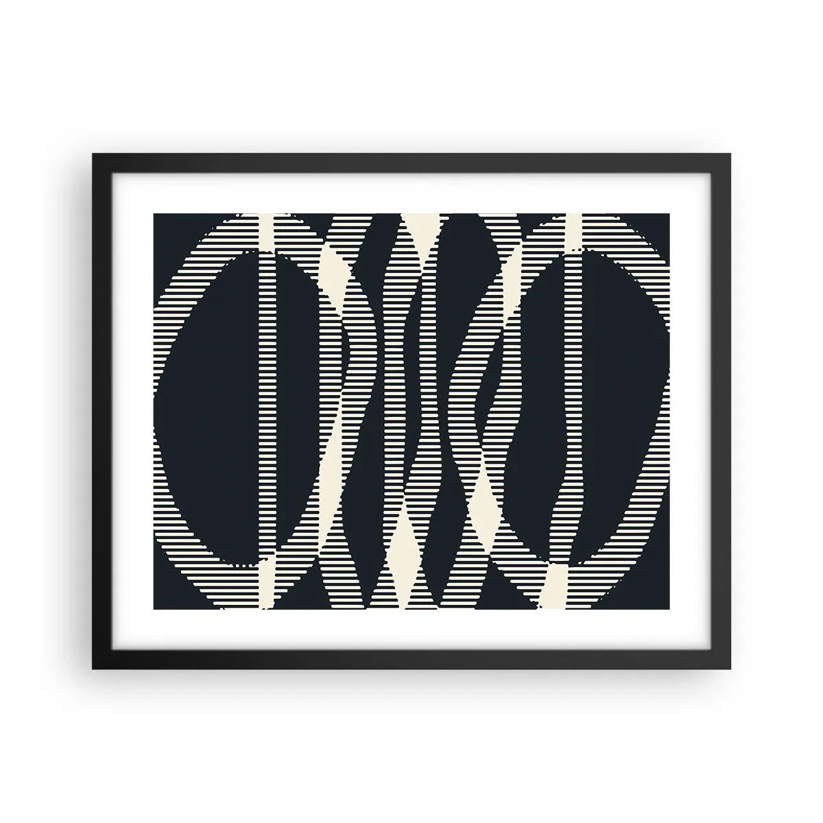 Poszter fehér keretben - Sötétség megtörése kísérlete - 50x40 cm