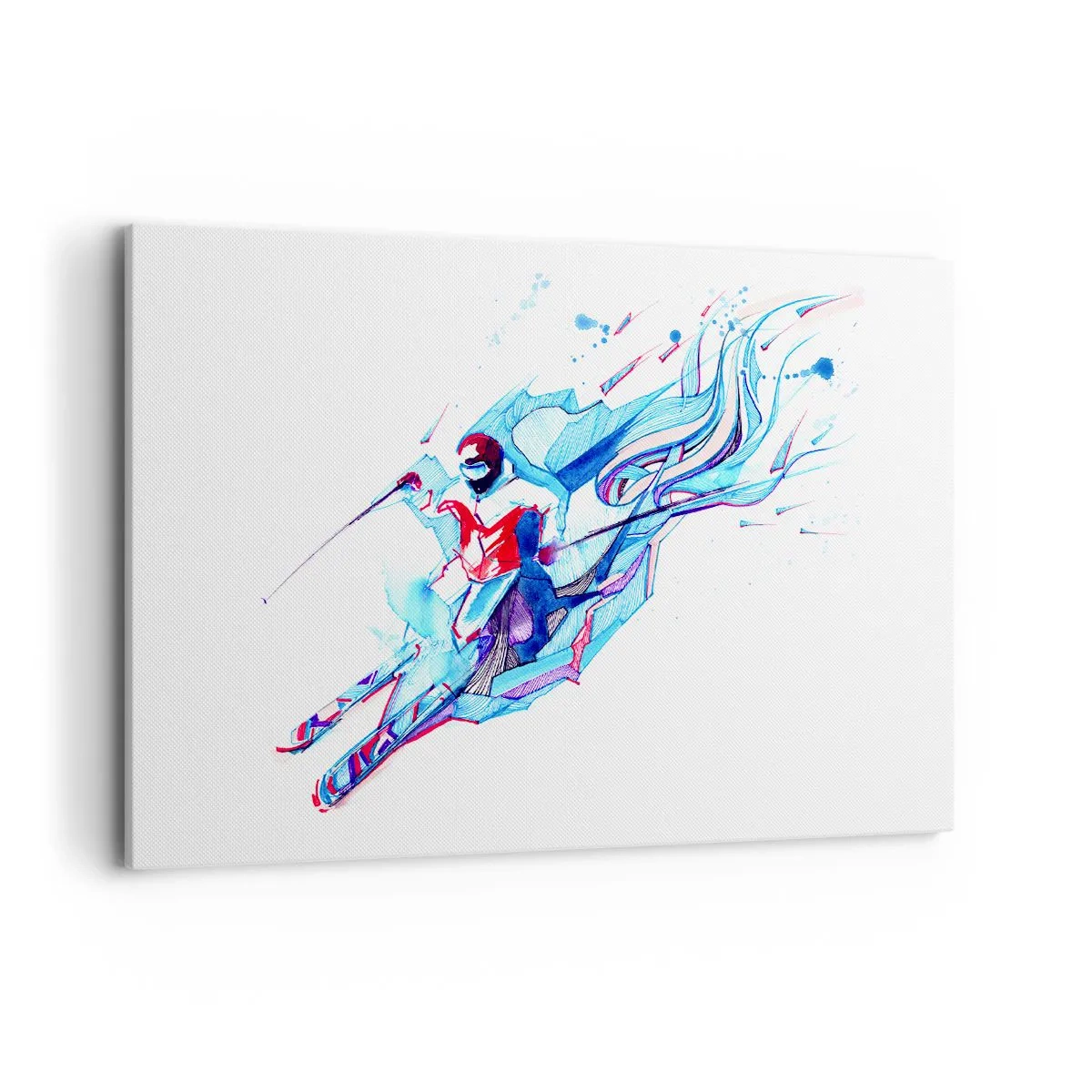 Vászonkép - Őrült rohanás a boldogsághoz - 120x80 cm