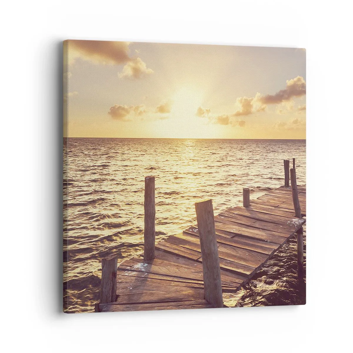 Vászonkép - A szelídség aranyföldje - 40x40 cm