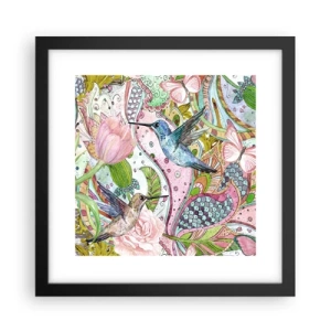 Poszter fehér keretben - Szőlőbe gabalyodva - 30x30 cm