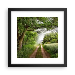 Poszter fehér keretben - Et in Arcadia ego - 30x30 cm