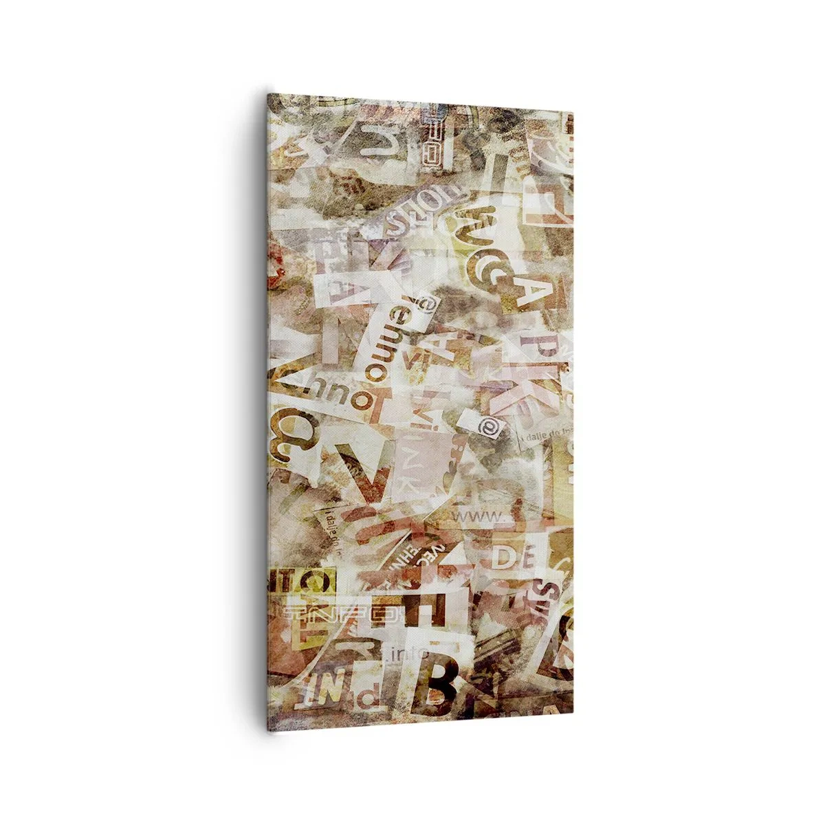 Vászonkép - Betűkkel egyesítem a fecsegést - 65x120 cm