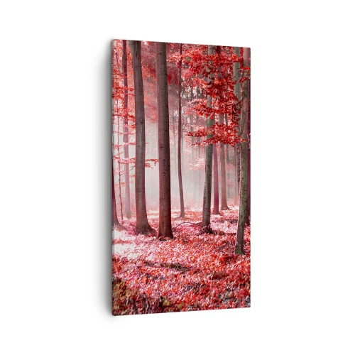 Vászonkép - A piros különösen szép - 45x80 cm