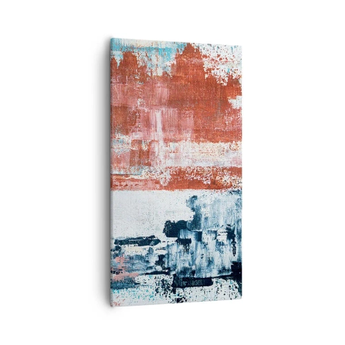 Vászonkép - Fele-fele absztrakt - 55x100 cm